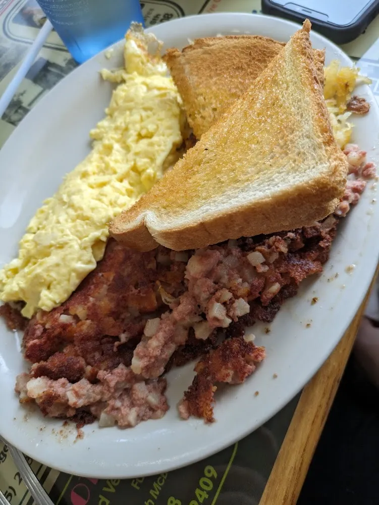 Corned Beef Hash with Eggs