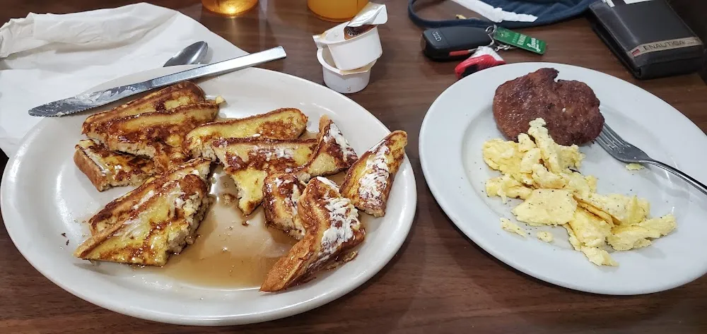 Eggs and Sausage Patty